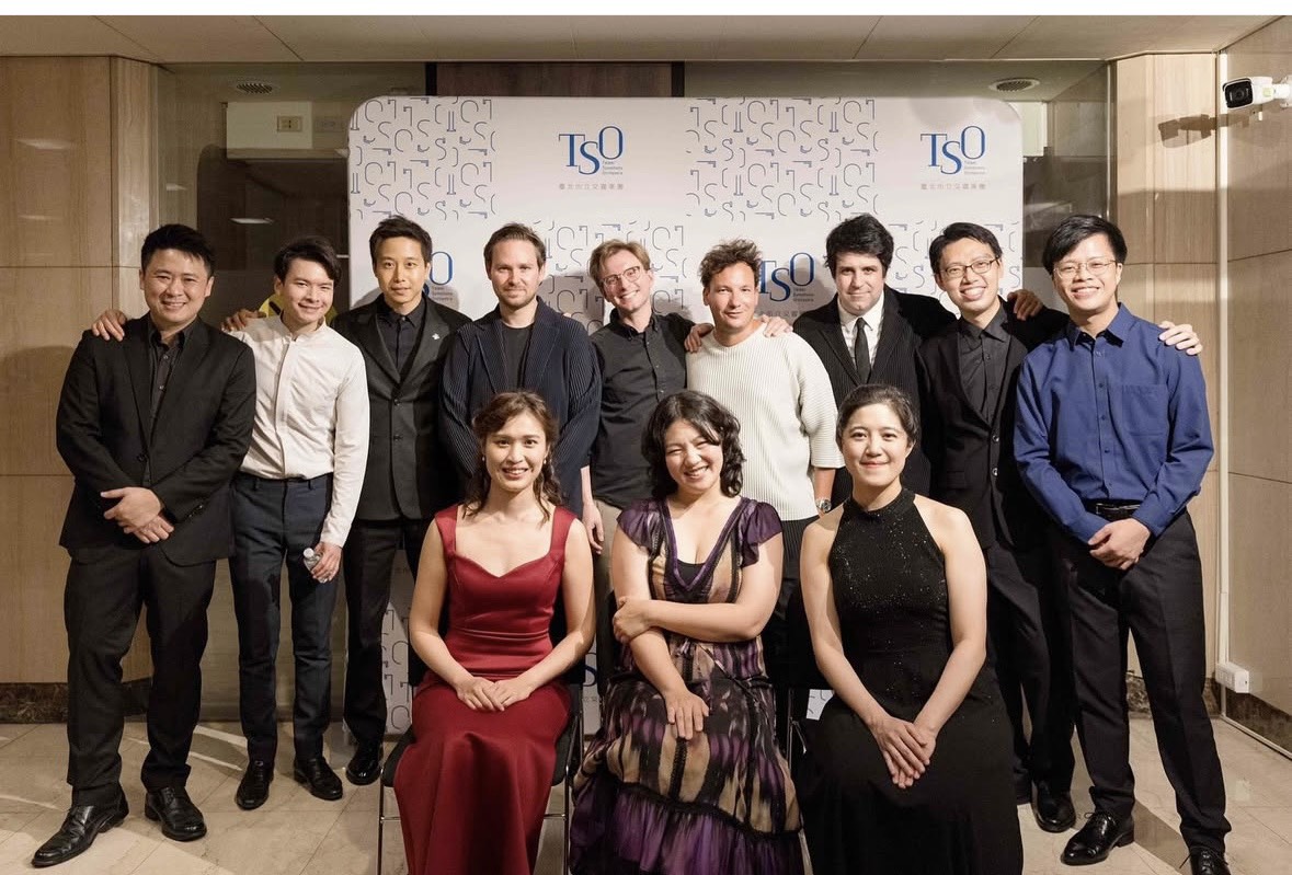 With Taipei Symphony Orchestra artists